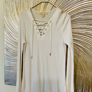 Michel kors long sleeve shirt size small .